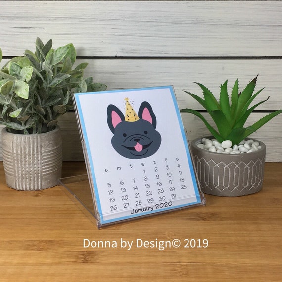 Dog Desk Calendar 12 Months With Cd Case Buy 2 Or More Etsy