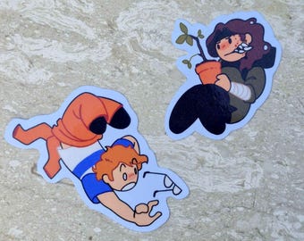 Zero-G Simon and Grace Sticker set