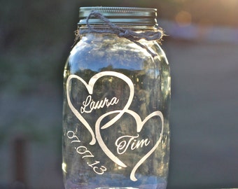 Mason Jar, Sand Ceremony, Love Jar, Mason Jar Wedding, Memory Jar