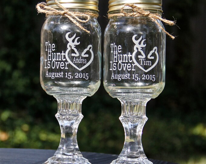 2 Redneck Wine Glass 2 Personalized Etched Glass Etsy