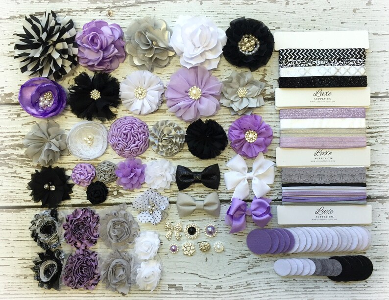 Diy Headband Making Kit Baby Shower Headband Station Makes Etsy Diy Headband Making Kit Baby Shower Headband Station Makes Etsy