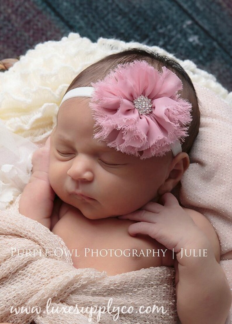 Diy Baby Shower Headband Making Station Makes 20 Headbands Pink Aqua C White Cream Most Popular Kit Hk220