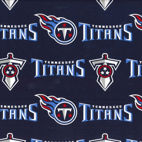Tennessee Titans Fabric 18” x 58” 100% Cotton - .