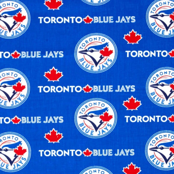 Toronto Blue Jays Fabric 18” x 58” 100% Cotton - .