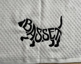 Kitchen Towel - Basset Hound - .