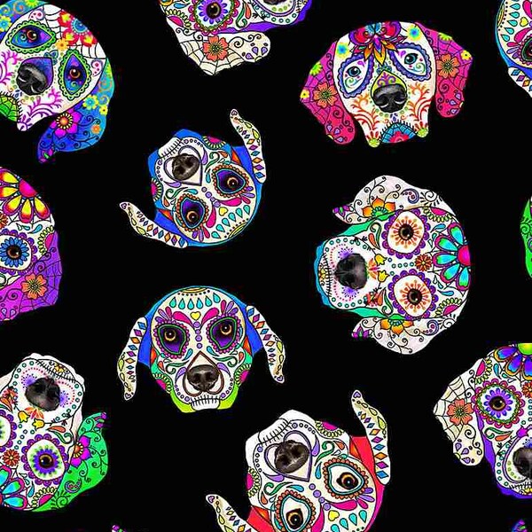 Day of the Dead Dog Etsy