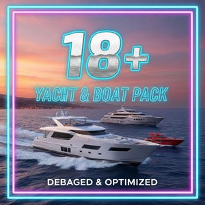 FiveM Debadged Yacht & Boat Pack – Clean Unbranded Watercraft for RP Servers, Optimized Boats FiveM