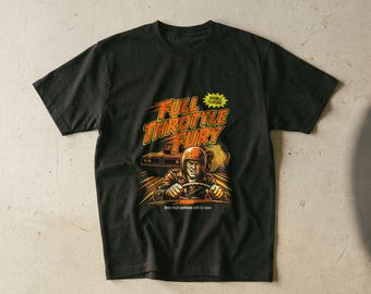 Retro 70s Grindhouse Movie Poster T-Shirt, Muscle Car Cult Cinema Graphic Tee