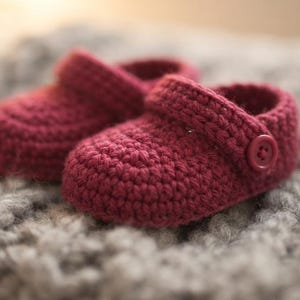 Crochet Baby Booties Pattern, Croc Clogs, 3-6 Months (PDF Pattern)