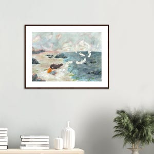 Premium fine art quality framed print - original artwork - Elsa Bacoux - 80x60cm