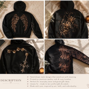 Sudadera con capucha de diseño personalizado desteñido
