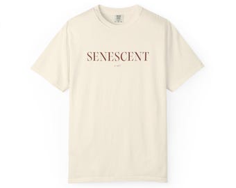 Senescent Cell Biology Shirt, Comfort Colors Vintage Science Tee, Grad Student Gift