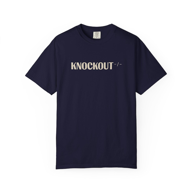 Knockout Gene Editing Shirt, CRISPR Genetics Science Tee, Comfort Colors® Vintage Fit image 1