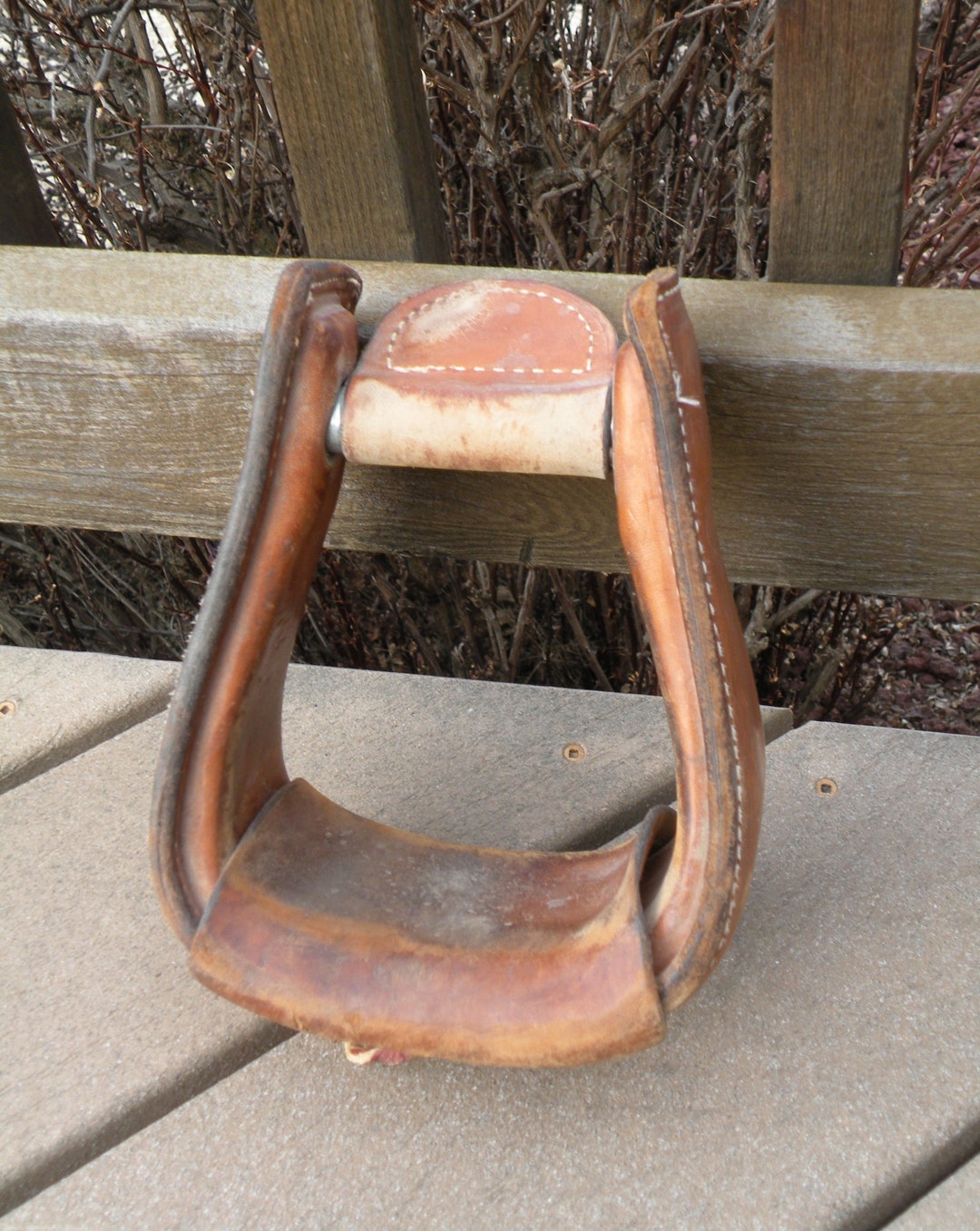 Vintage Tooled Leather Show Stirrup Laced Leather Horse Etsy