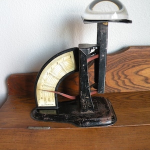 Thrifted this vintage egg scale last weekend. Turns out our Easter