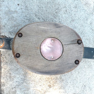 Vintage Single Wood Pulley