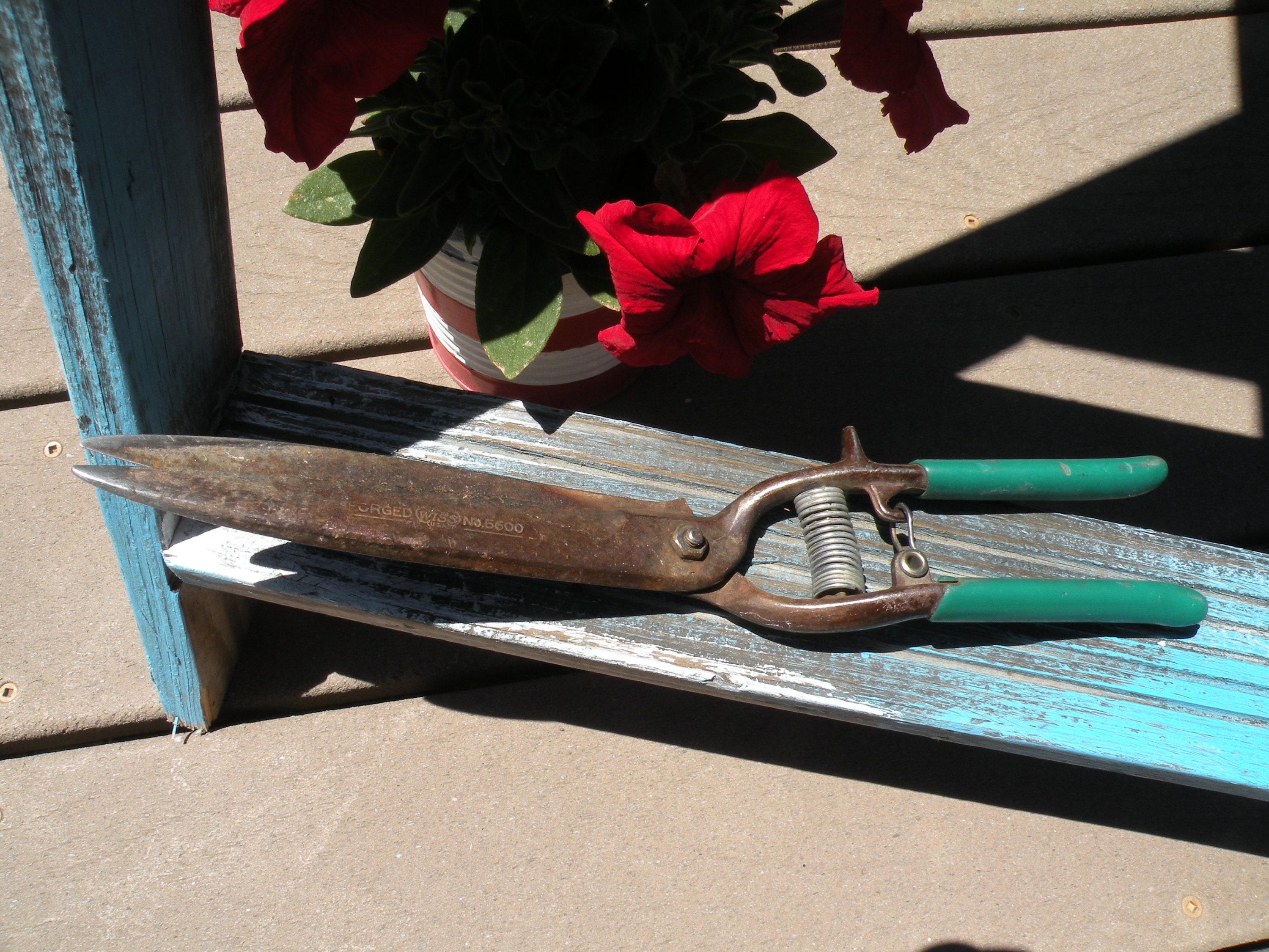 Vintage Wiss Garden Clippers Pruning Shears Wiss Grass Shears No