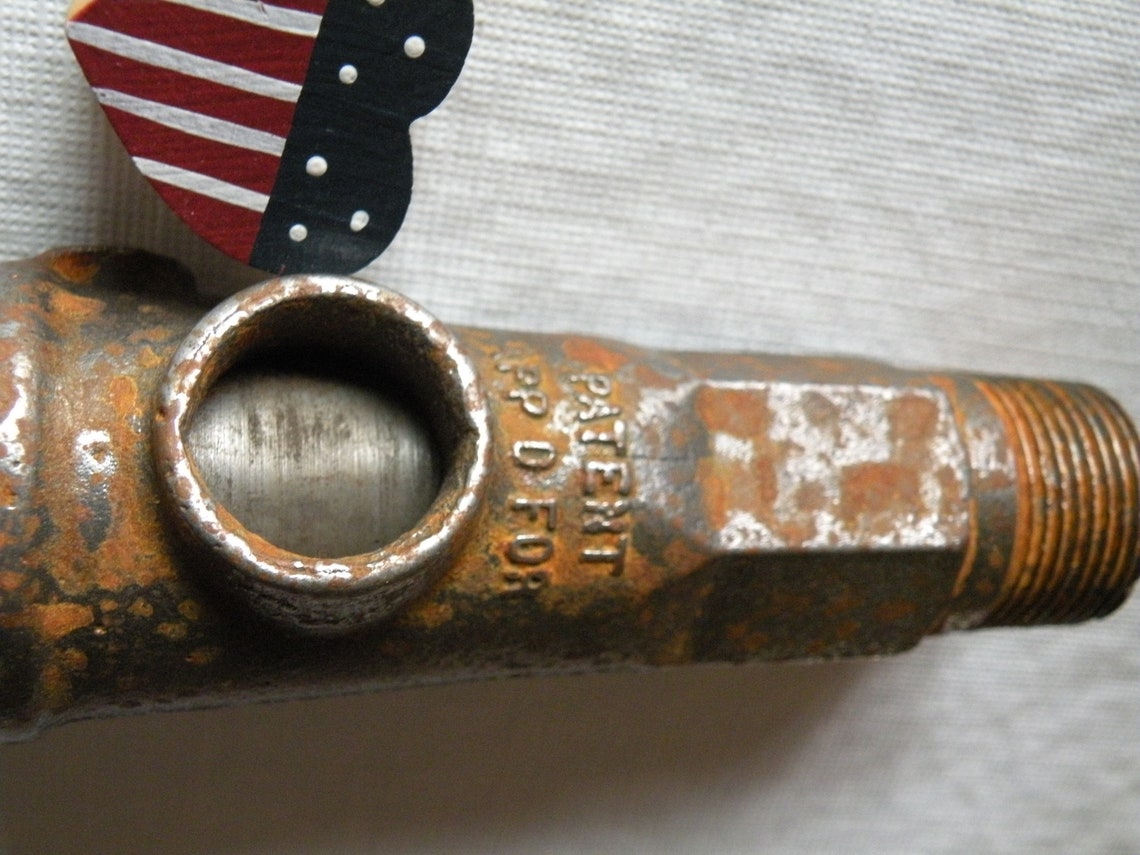 Antique Oil Drum Spigot Oil Drum Barrel Valve Antique Spout Etsy