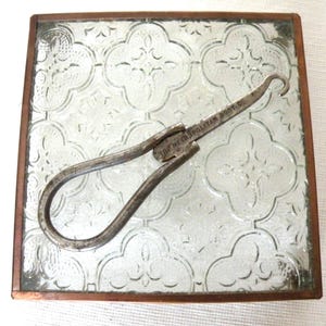 Antique Folding Button Hook, French Button Hook, Antique Advertising