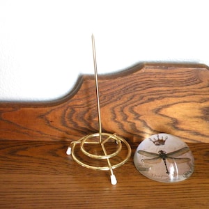 Vintage Note Holder Message Spike, Receipt Spike Spindle