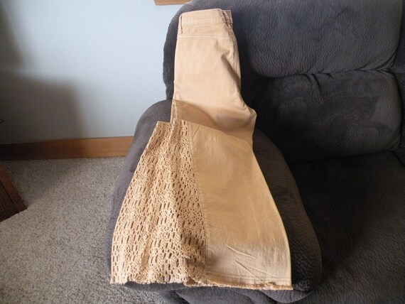 Vintage Bell Bottoms, Crochet Bell Bottoms, Vintag