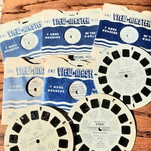 Vintage Viewmaster Reels with Viewmaster