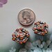 Vintage Orange Rhinestone Buttons, Collectible Buttons - Etsy
