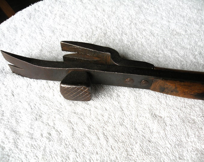 Bridgeport Nail Puller and Hammer Head Antique Bridgeport Etsy
