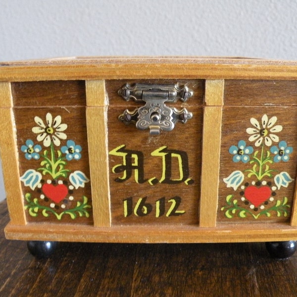 Vintage Musical Box Jewelry Box, Dr Zhivago Lara's Theme