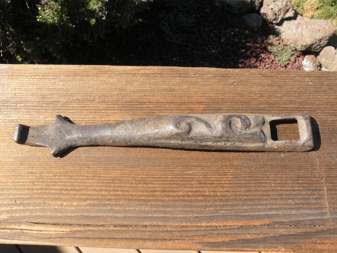 Antique Cast Iron Wood Stove Lid Lifter Etsy