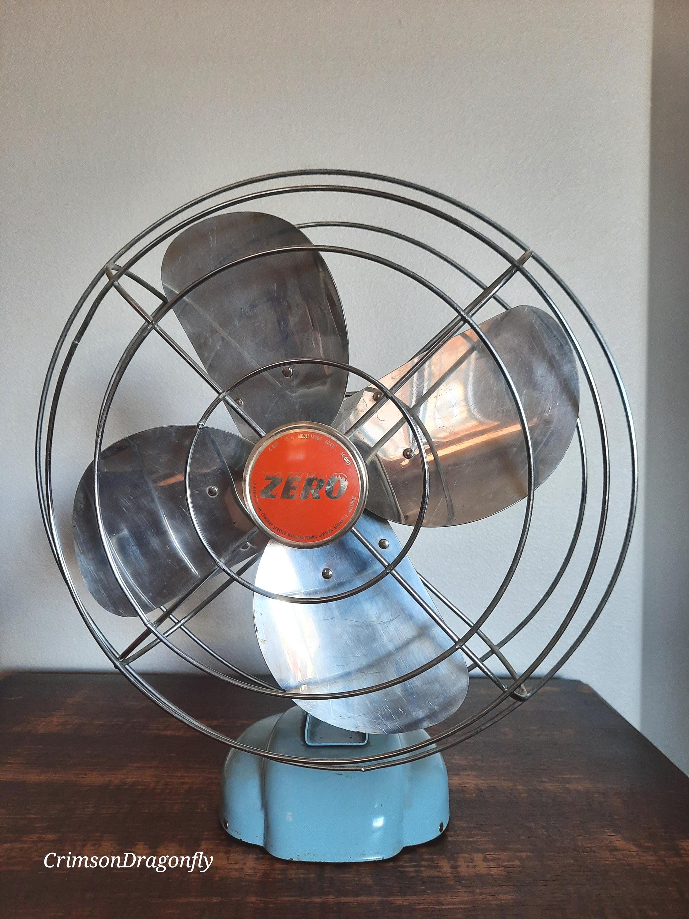 【ジャンク品】50's Vintage ZERO Fan USA Vintage wall and table Zero fan, works! | eBay