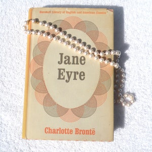 Jane Eyre, Vintage Hardcover Book with Dust Jacket, Author Charlotte Bronte, Collectible Hardcover Book