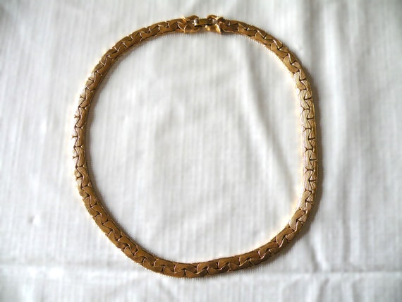 Vintage Monet Chain Choker Necklace - image 5