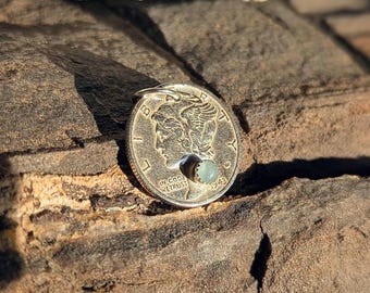 Lady Liberty Silver Dime Throat Chakra Pendants