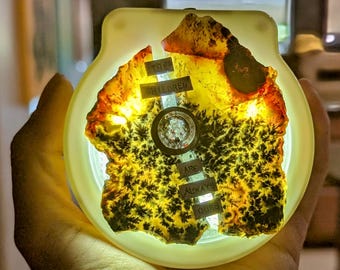 The Children Are Always Ours - Dendritic Agate Night Light