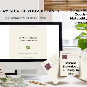 IVF Journey Planner for Goodnotes | Digital Fertility & Medication Tracker