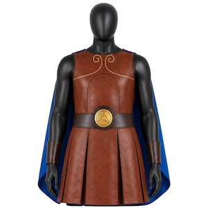 Hercules costume
Hercules cosplay
Greek hero costume
Greek warrior outfit
Mythology costume
Leather cosplay
Hero leather tunic
Satin cape costume
Mens cosplay outfit
Halloween cosplay
Comic Con costume
Custom size costume
Demigod costume