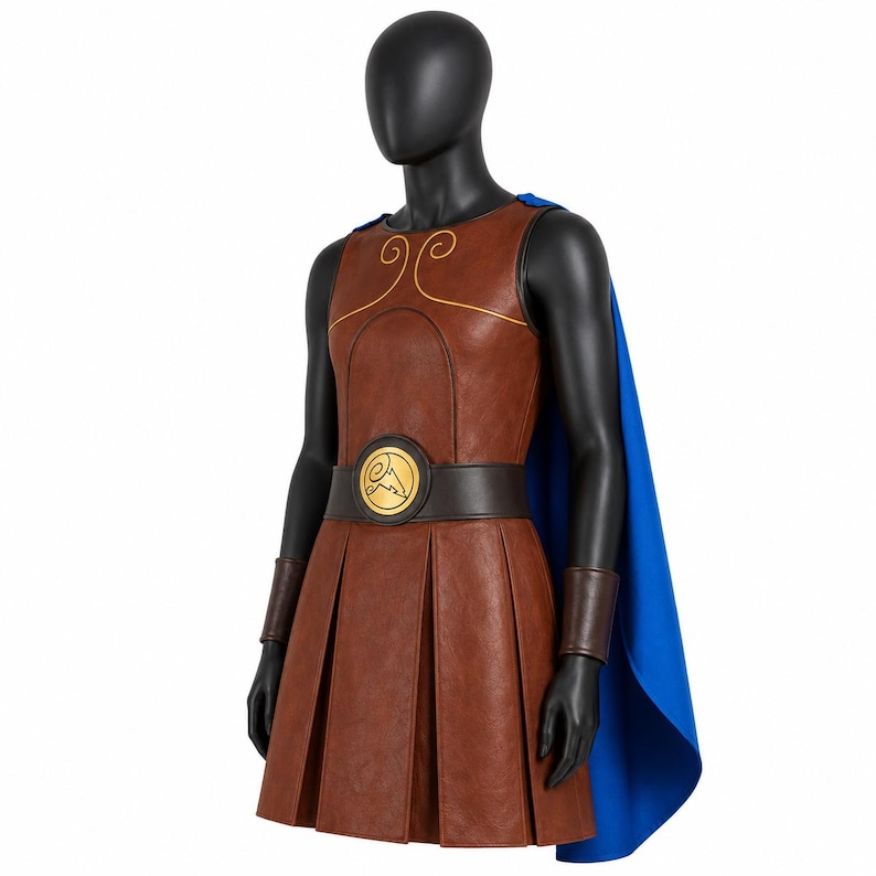 Hercules costume
Hercules cosplay
Greek hero costume
Greek warrior outfit
Mythology costume
Leather cosplay
Hero leather tunic
Satin cape costume
Mens cosplay outfit
Halloween cosplay
Comic Con costume
Custom size costume
Demigod costume