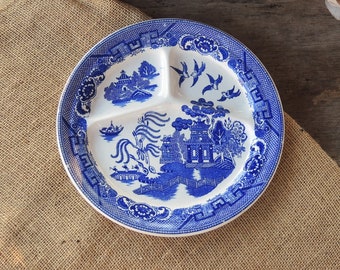 Ye Old Chinese Willow Blue and White China – Vintage