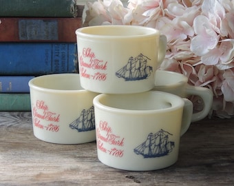 Old Spice Shaving Mug(s) Listing is for ONE Mug ONLY, Custard Glass Ca. 1970's, Shulton