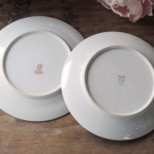 Vintage Inigualado Noritake Ensalada Placas Set de 4, Platos de Almuerzo para Bodas, Reemplazo de China, Fiesta de té nupcial, Regalo de dama de honor imagen 4