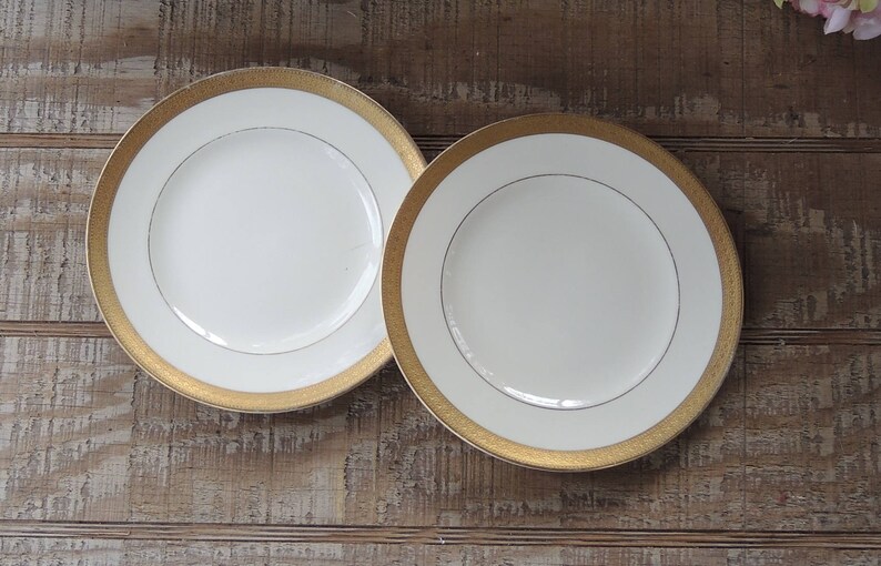 Mismatched Vintage Dessert Plates Set of 4 Mix Matched Plates Etsy