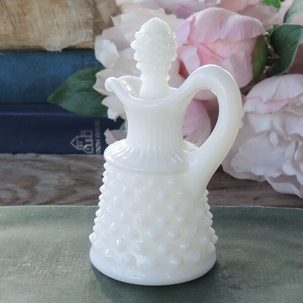 Milk Glass Cruets Etsy