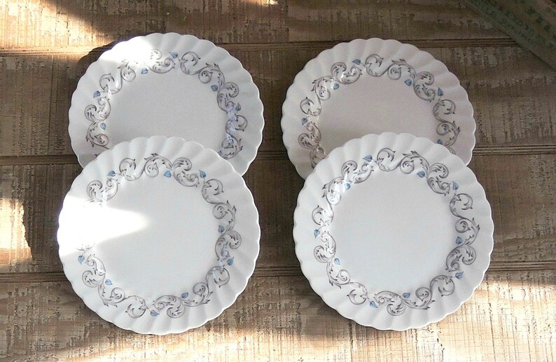 Vintage Johnson Brothers Encore Multi Color Plates Dessert Etsy