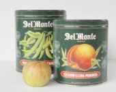Vintage Del Monte Kitchen Canisters Set of 2