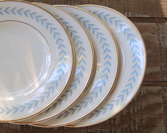 Syracuse Sherwood Dessert Plates Set of 4 Mid Century Modern Plates Replacement China