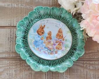 Vintage Avon Easter Plate Colorful Moments 1992 Collectible Easter Decor Plate