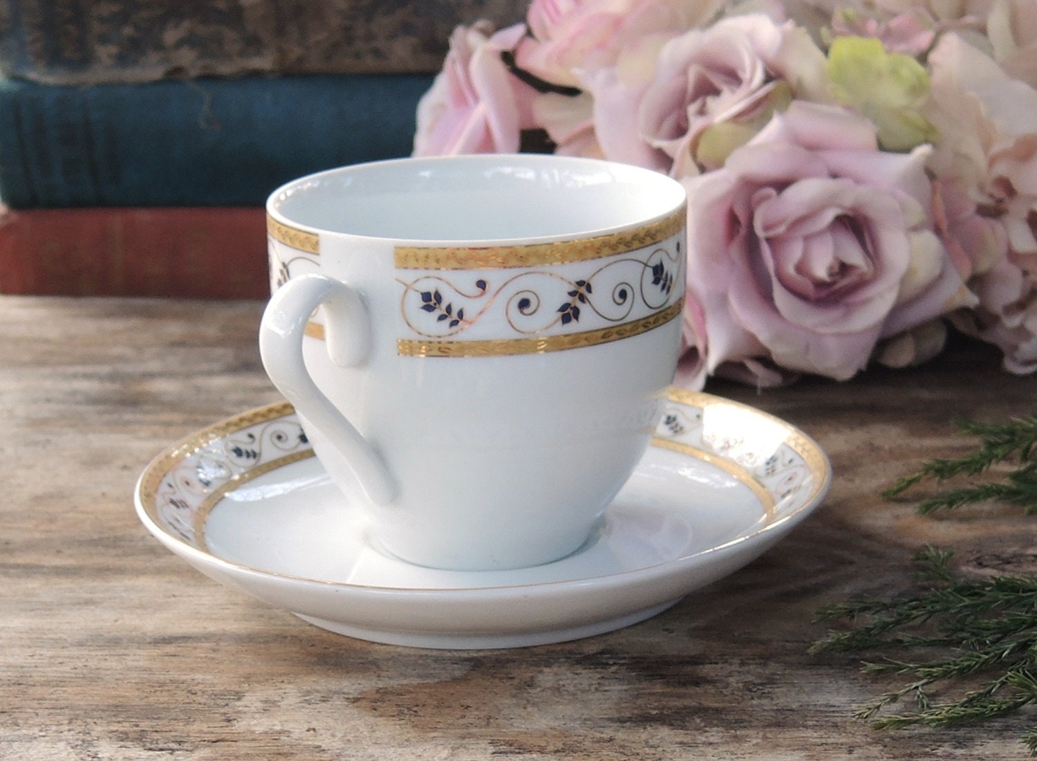 Royal Doulton, Grantham 6 Sets Tea or Coffee Cup & Saucer Set