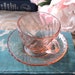 LBC 1 PLAT CREUX ROSE ROSALINE ARCOROC CRISTAL D'ARQUES D 27CM 2 PLATS DISPO