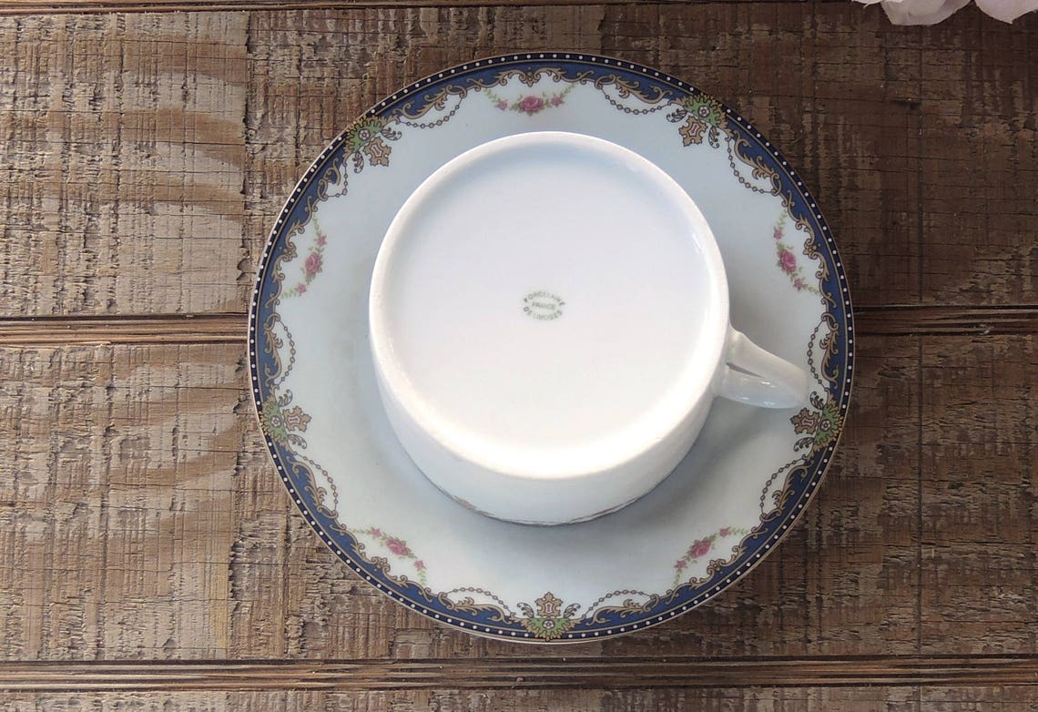Service de table en porcelaine 18 pièces en bleu, jaune et vert | Lipari